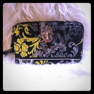 Vera Bradley turnlock wallet
